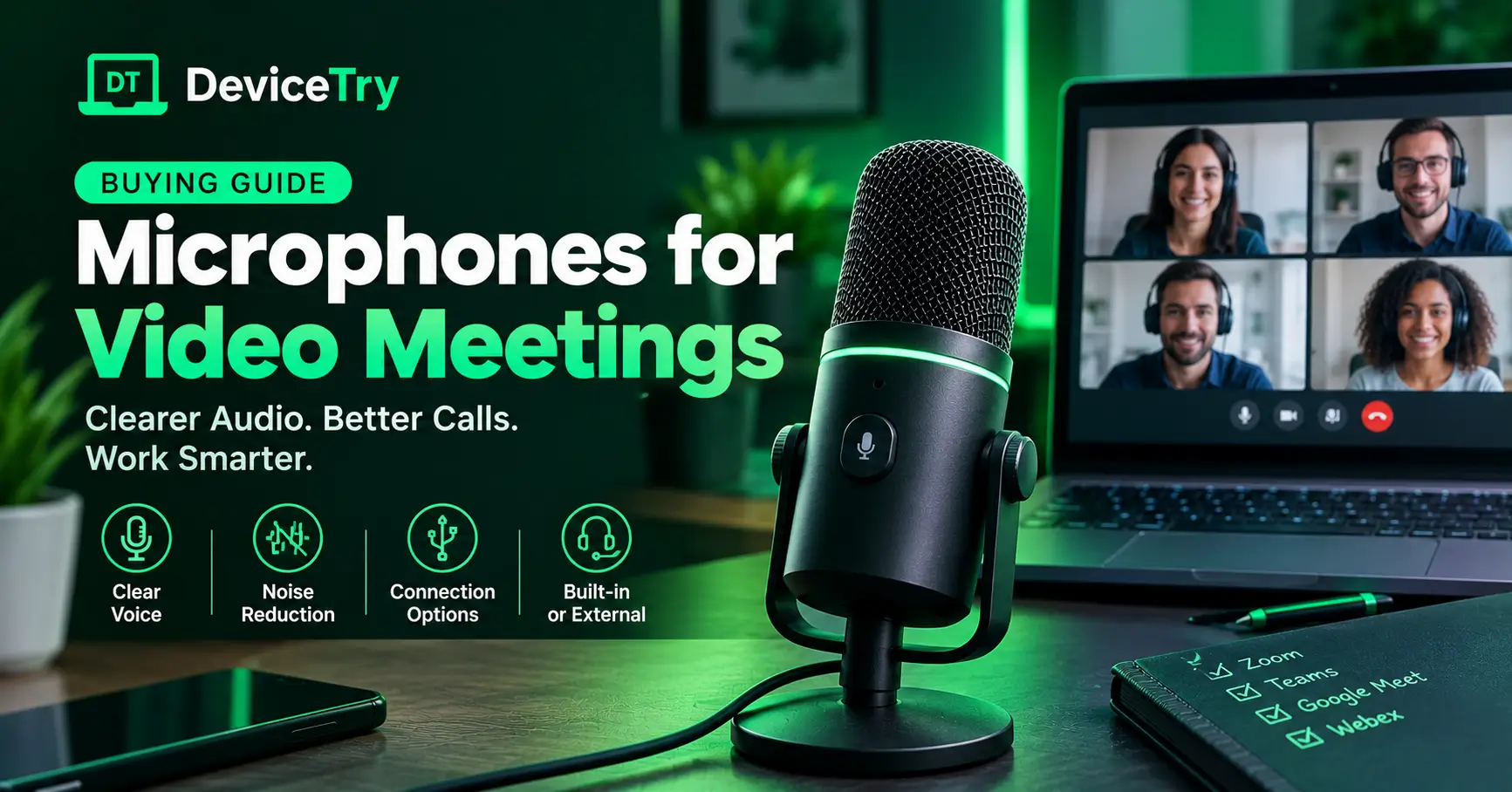 Microphones for Video Meetings